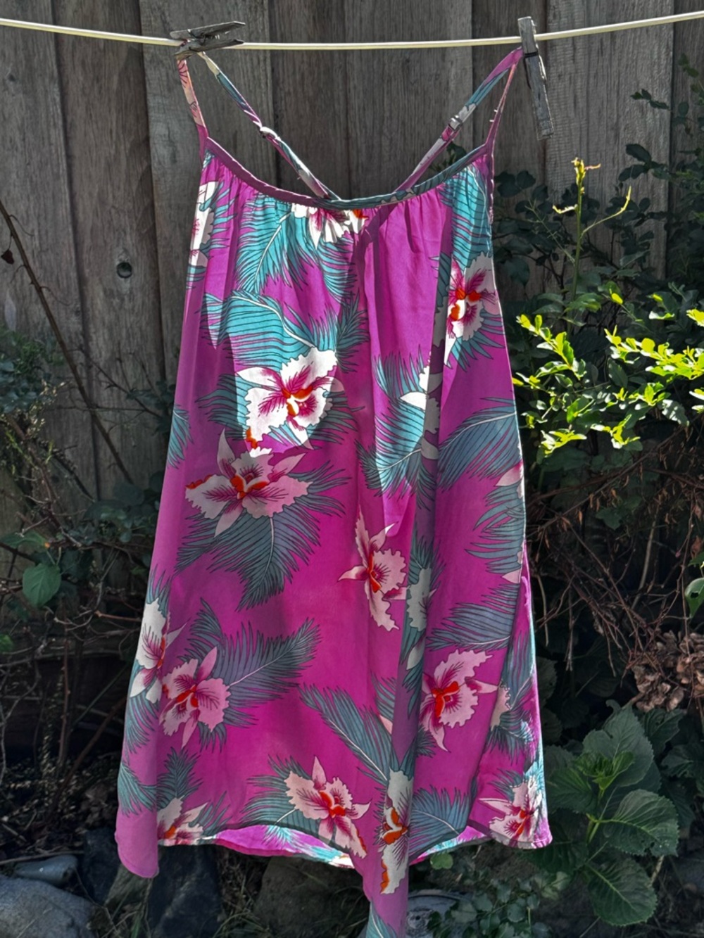 Rip Curl Pink Floral Beach Top